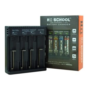 HOHM TECH – SCHOOL BATTERY CHARGER 4 SLOTS