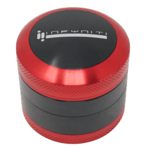 Infyniti Convex 50mm 4-Piece Grinder - Red