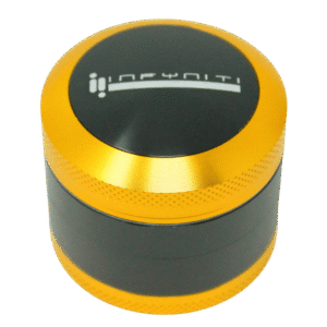 Infyniti Convex 50mm 4-Piece Grinder - Gold